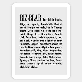 Biz-Blab Sticker